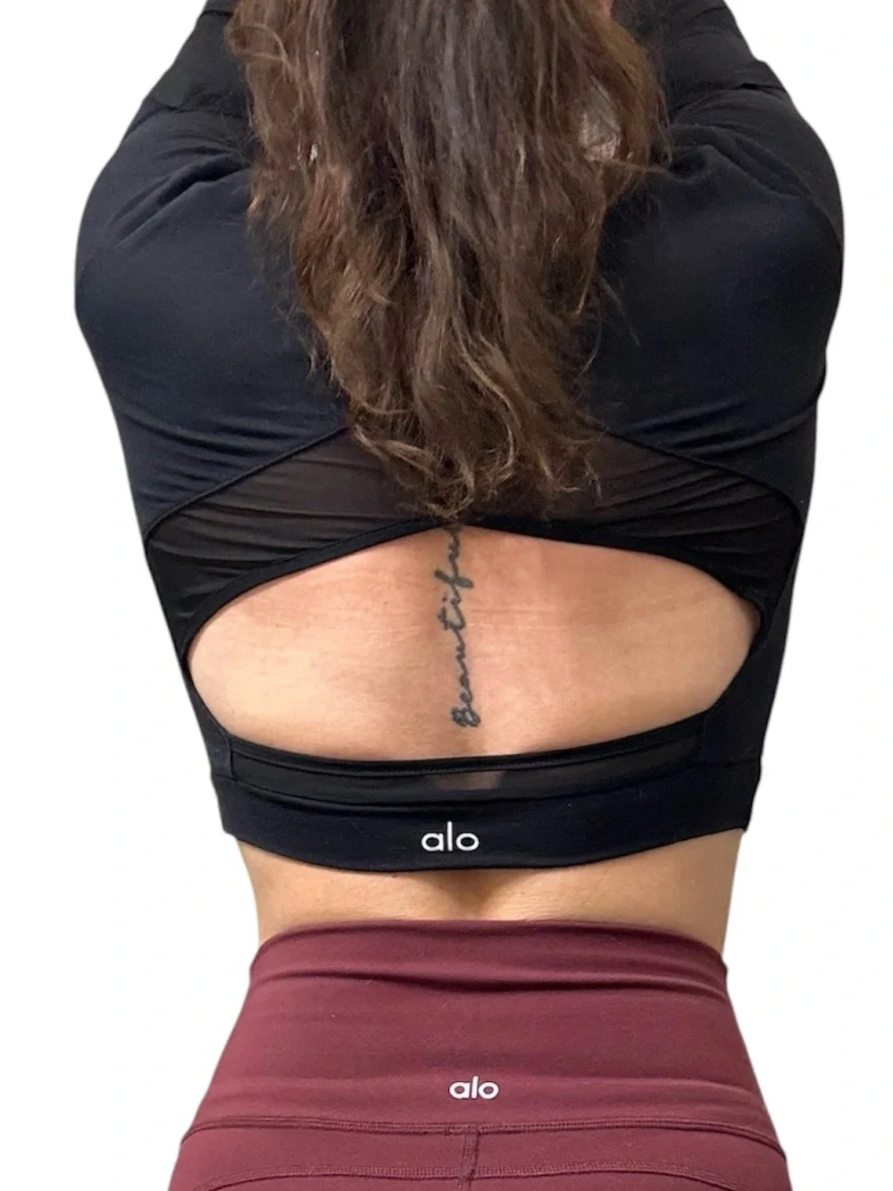 Alo long sleeve crop (S)
